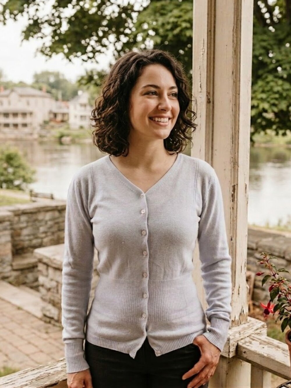 Jax Light Blue Women's Cardigan